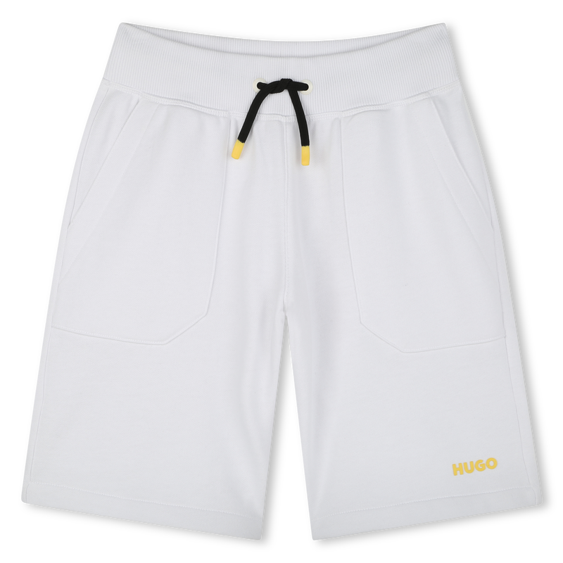 Bermudas de ch&aacute;ndal de mulet&oacute;n HUGO 
                        NI&Ntilde;O
