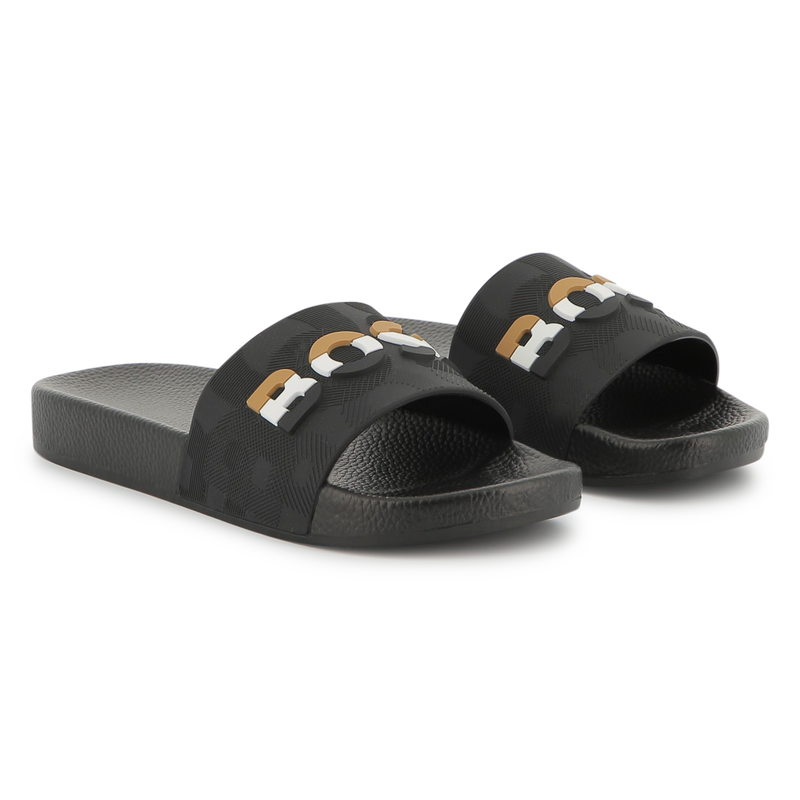 Chanclas con tira ancha BOSS 
                        NI&Ntilde;O