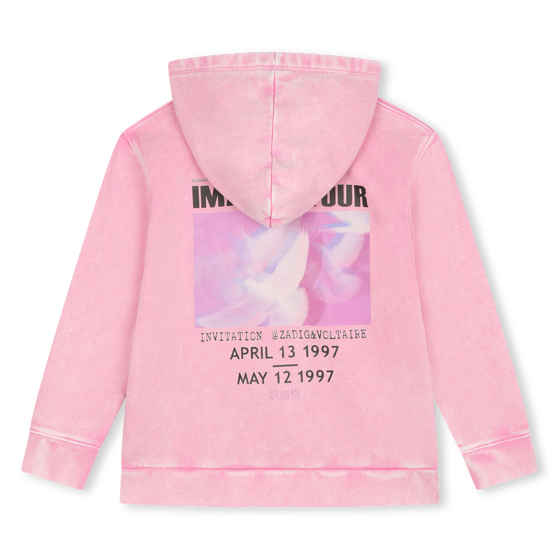 Sudadera con capucha ZADIG & VOLTAIRE 
                        NI&Ntilde;A