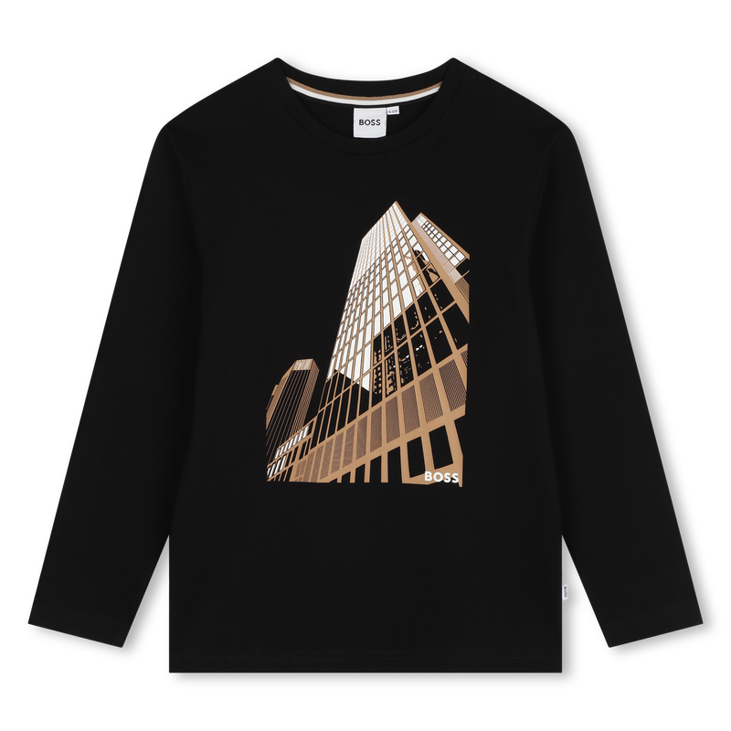 Camiseta de manga larga BOSS 
                        NI&Ntilde;O