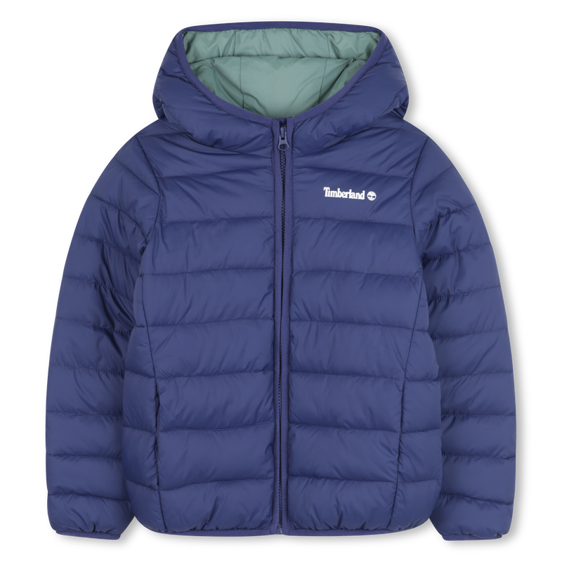 CHAQUETA DE PLUMAS CON LOGOTIPO TIMBERLAND 
                        NI&Ntilde;O