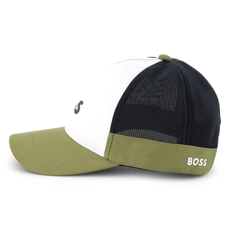 Gorra ajustable de algod&oacute;n BOSS 
                        NI&Ntilde;O