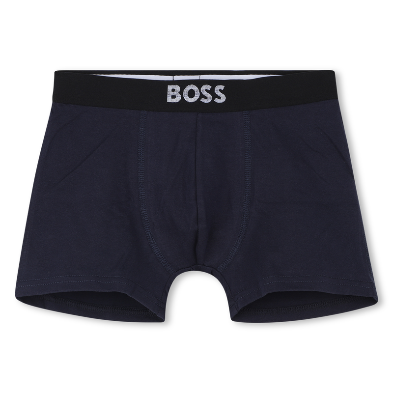 Pack de 2 calzoncillos b&oacute;xer de jersey BOSS 
                        NI&Ntilde;O