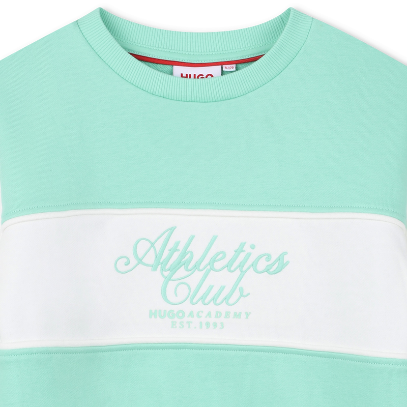 SUDADERA FLEECE HUGO 
                        NI&Ntilde;O