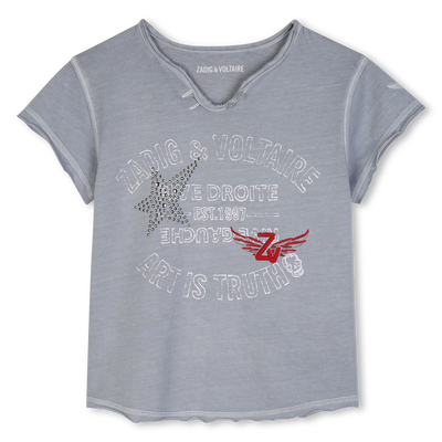Camiseta de mangas cortas ZADIG & VOLTAIRE NI&Ntilde;A