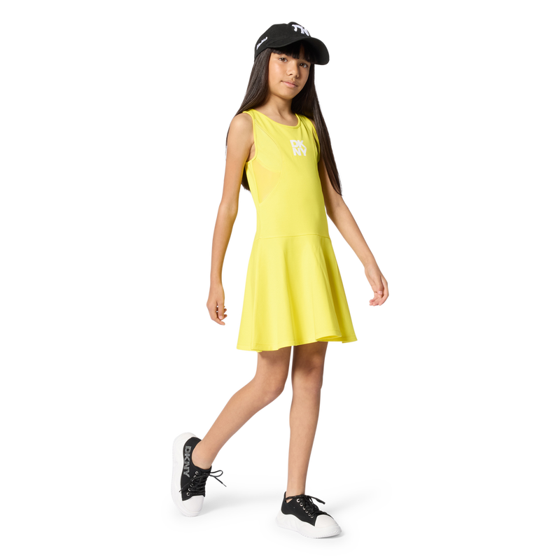 VESTIDO DE TIRANTES DKNY 
                        NI&Ntilde;A