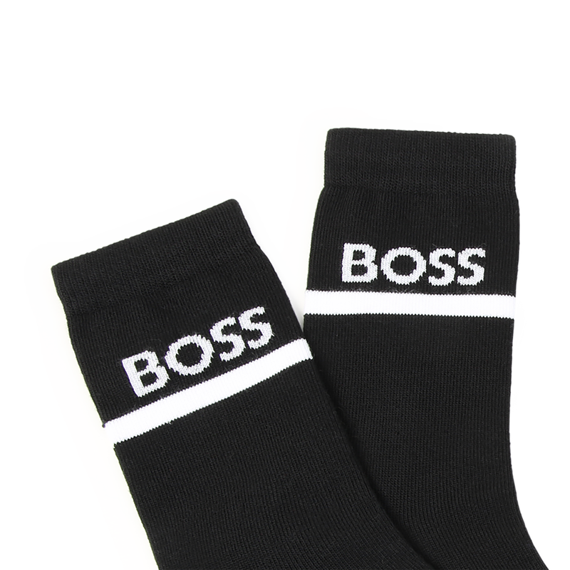 JUEGO DE 2 PARES DE CALCETINES BOSS 
                        NI&Ntilde;O