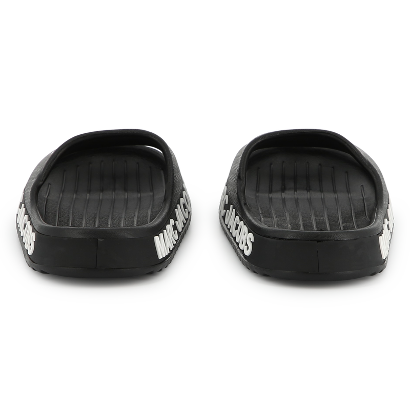 Chanclas con logo MARC JACOBS 
                        NI&Ntilde;O