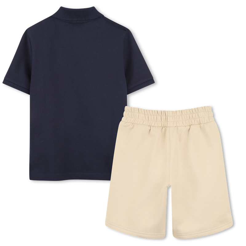 CONJUNTO POLO + PANTAL&Oacute;N CORTO BOSS 
                        NI&Ntilde;O