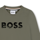 Camiseta de manga larga BOSS 
                    NI&Ntilde;O