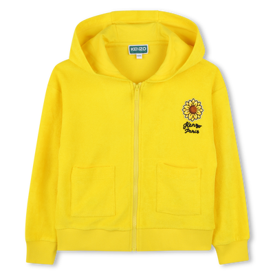 Chaqueta de ch&aacute;ndal de rizo KENZO KIDS NI&Ntilde;A