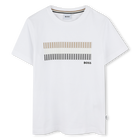 Camiseta manga corta y algod&oacute;n BOSS 
                    NI&Ntilde;O