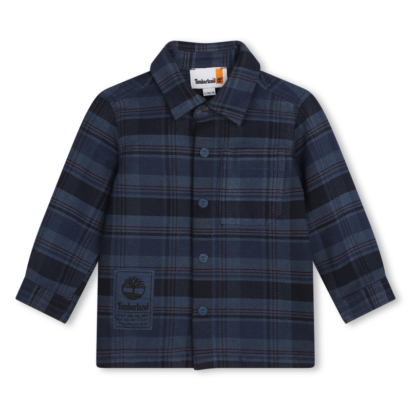 Camisa de sarga de cuadros TIMBERLAND 
                        NI&Ntilde;O