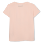 Camiseta de mangas cortas KARL LAGERFELD KIDS 
                    NI&Ntilde;A