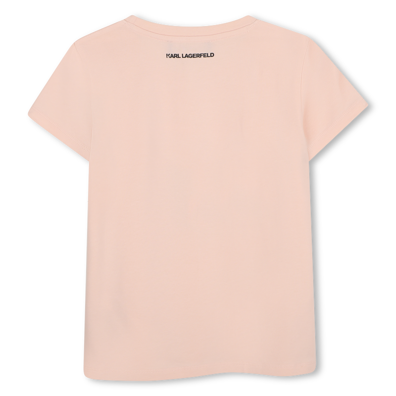 Camiseta de mangas cortas KARL LAGERFELD KIDS 
                        NI&Ntilde;A