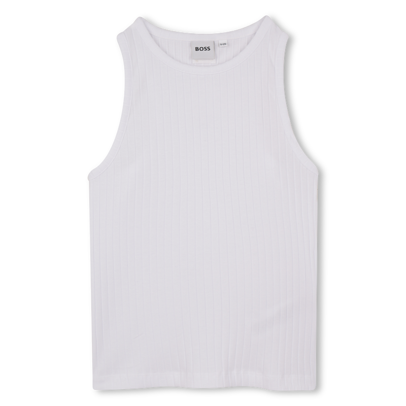 CAMISETA DE TIRANTES CON PLACA MET&Aacute;LICA BOSS 
                        NI&Ntilde;A