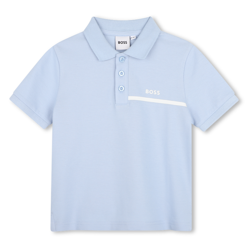 CONJUNTO POLO + PANTAL&Oacute;N CORTO BOSS 
                        NI&Ntilde;O