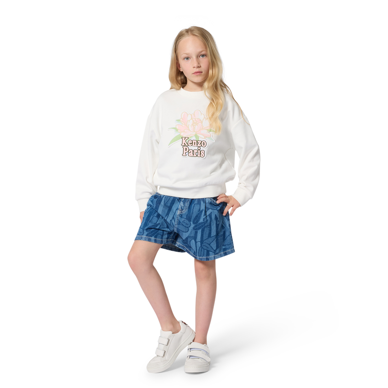 SUDADERA FLEECE KENZO KIDS 
                        NI&Ntilde;A