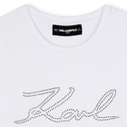 Camiseta de manga corta KARL LAGERFELD KIDS 
                    NI&Ntilde;A