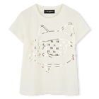 Camiseta de manga corta, MARFIL, hi-res