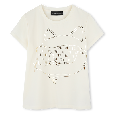 Camiseta de manga corta KARL LAGERFELD KIDS NI&Ntilde;A