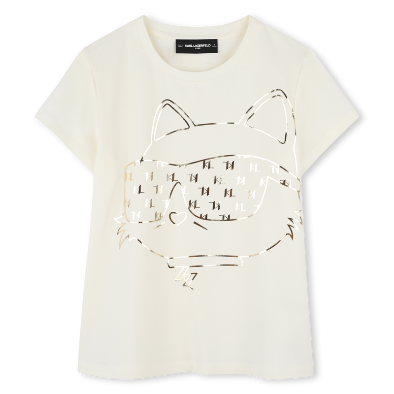 Camiseta de manga corta KARL LAGERFELD KIDS 
                        NI&Ntilde;A