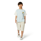 Bermudas lisas de algod&oacute;n KENZO KIDS 
                    NI&Ntilde;O
