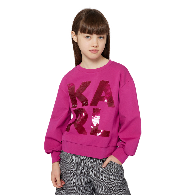 Sudadera de manga larga KARL LARGERFELD KIDS 
                        NI&Ntilde;A