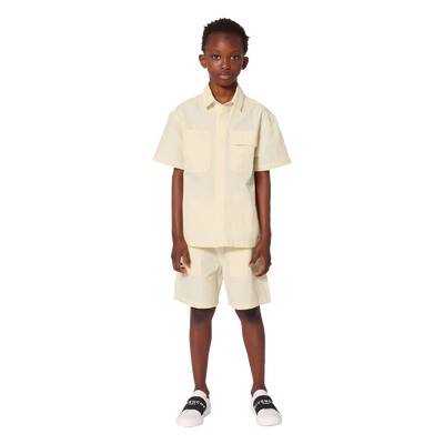 CONJUNTO DE CAMISA Y PANTAL&Oacute;N CORTO GIVENCHY NI&Ntilde;O