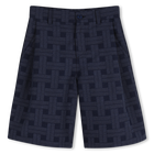 Bermudas con estampado jacquard KENZO KIDS 
                    NI&Ntilde;O