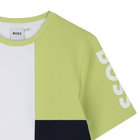 Camiseta de piqu&eacute; de algod&oacute;n BOSS 
                    NI&Ntilde;O