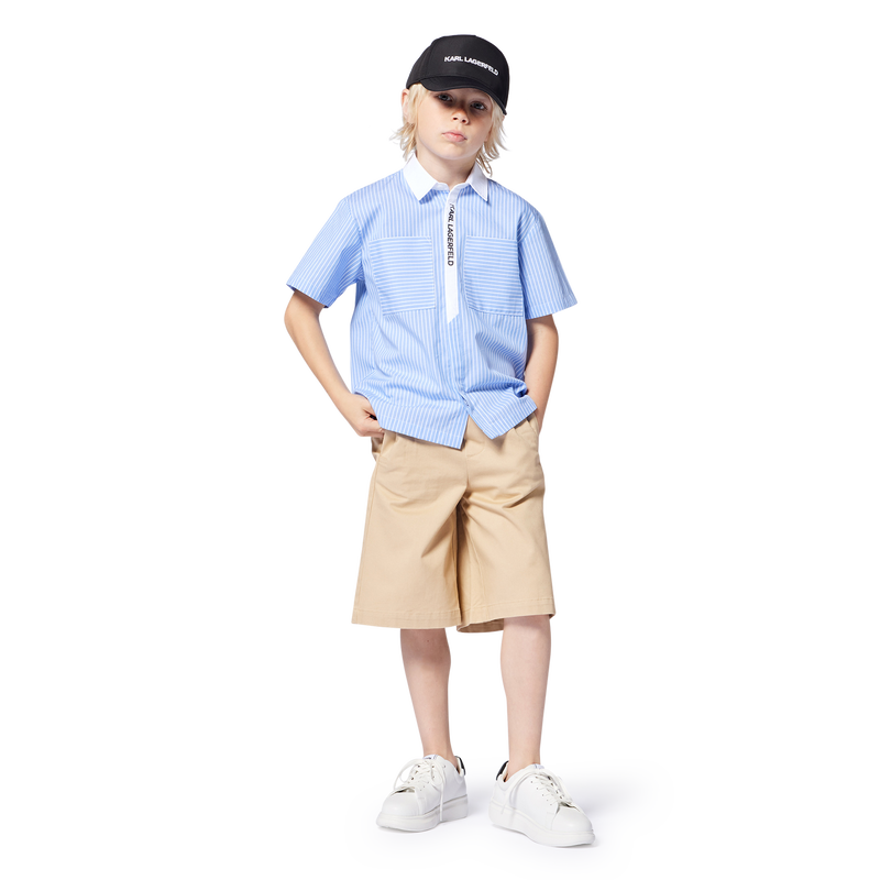 Gorra bordada ajustable KARL LAGERFELD KIDS 
                        NI&Ntilde;O