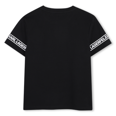Camiseta de mangas cortas KARL LAGERFELD KIDS NI&Ntilde;O