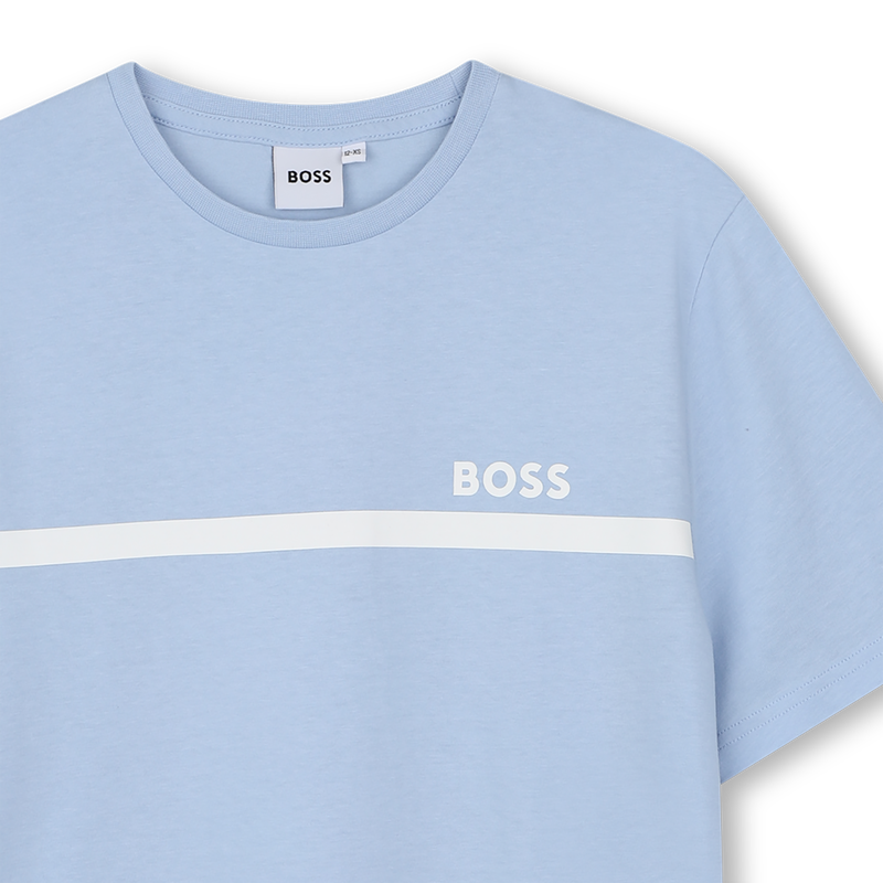 CAMISETA DE MANGA CORTA BOSS 
                        NI&Ntilde;O