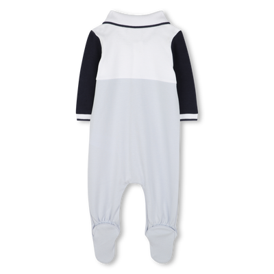 Pijama tricolor cuello de polo BOSS NI&Ntilde;O