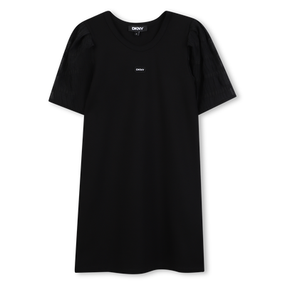 Vestido de ceremonia bimateria DKNY NI&Ntilde;A