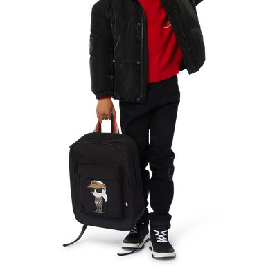 Zapatillas altas de cuero KARL LAGERFELD KIDS NI&Ntilde;O