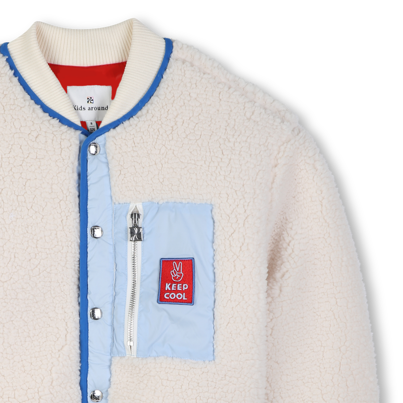 Chaqueta de tela de felpa KIDS AROUND 
                        NI&Ntilde;O