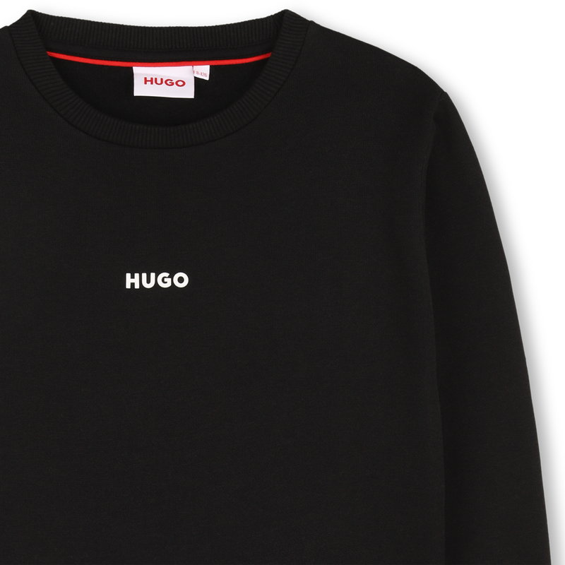 Sudadera de cuello redondo HUGO 
                        NIÑO
