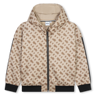 Chaqueta de jacquard y capucha BOSS 
                    NI&Ntilde;A