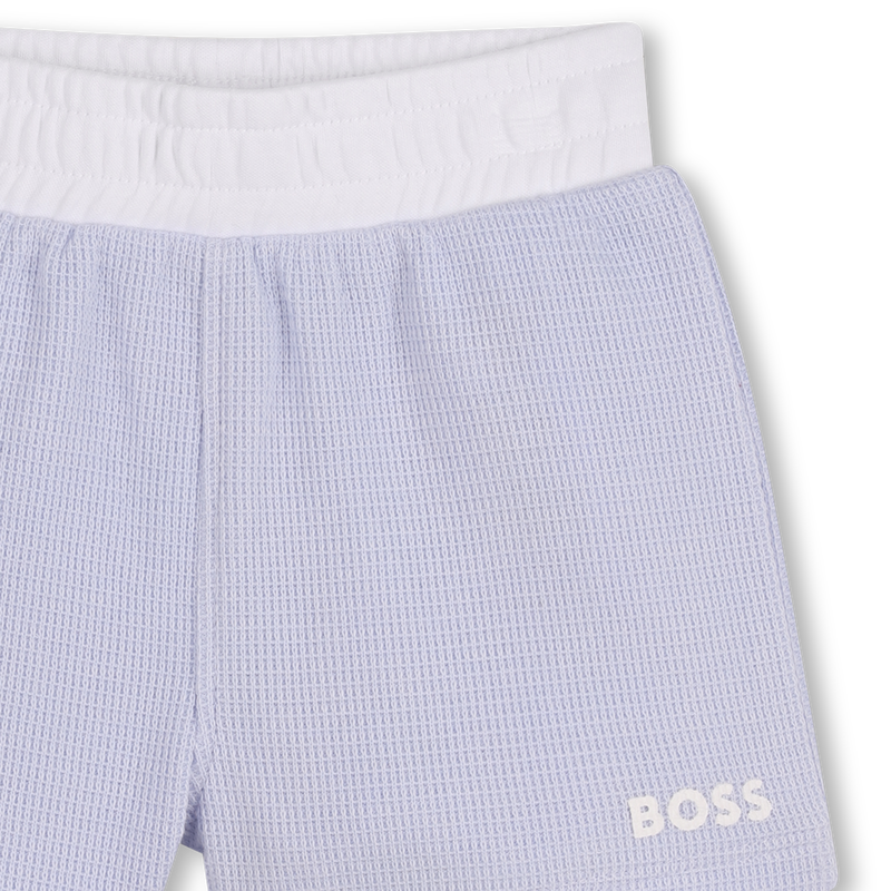 CONJUNTO POLO + PANTAL&Oacute;N CORTO BOSS 
                        NI&Ntilde;O
