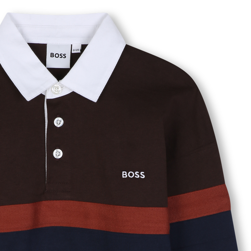 Polo de manga larga BOSS 
                        NI&Ntilde;O