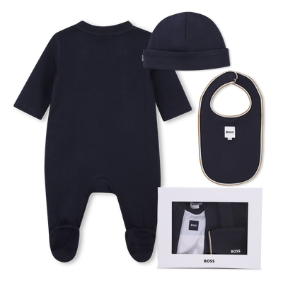 Conjunto de pijama, gorro y babero. BOSS NI&Ntilde;O