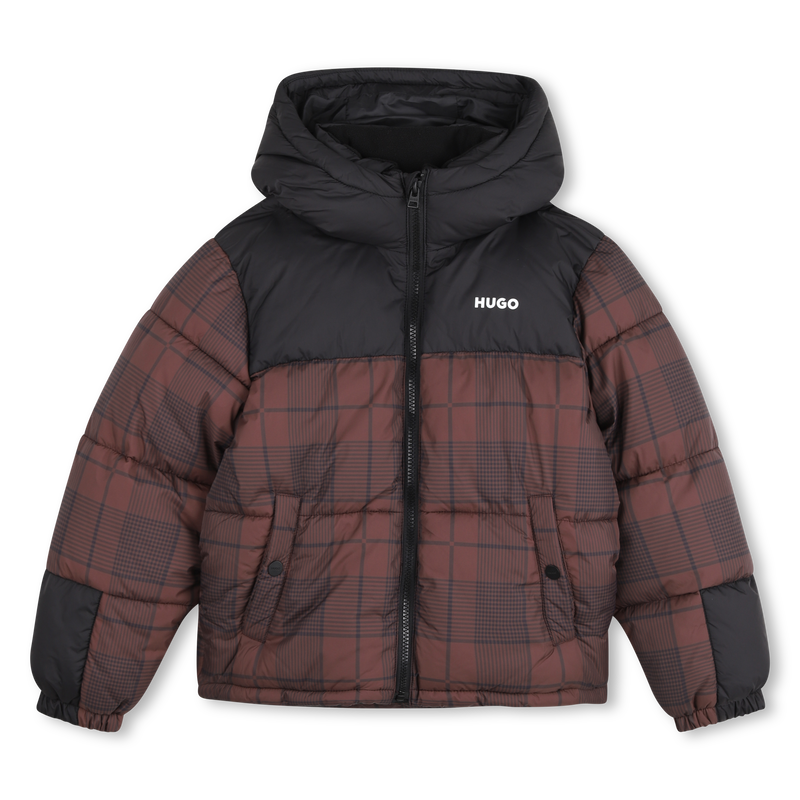 Chaqueta acolchada con capucha HUGO 
                        NI&Ntilde;O
