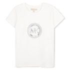 Camiseta de mangas cortas, BLANCO ROTO, hi-res