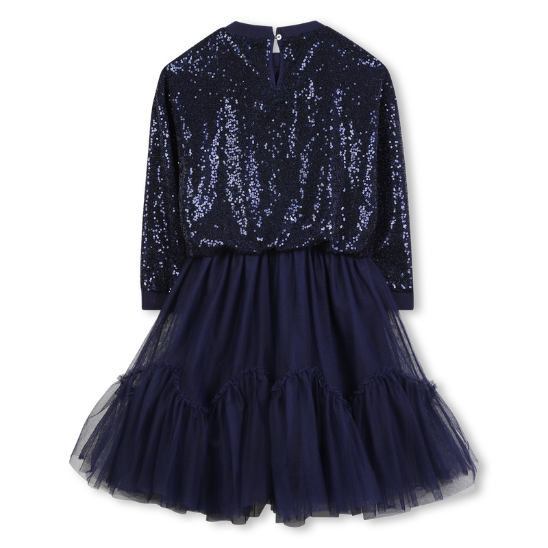 Vestido bimaterial BILLIEBLUSH 
                        NI&Ntilde;A