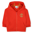 Sudadera cremallera y capucha, TANGELLO, hi-res