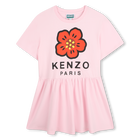 Vestido fruncido en la cintura KENZO KIDS 
                    NI&Ntilde;A