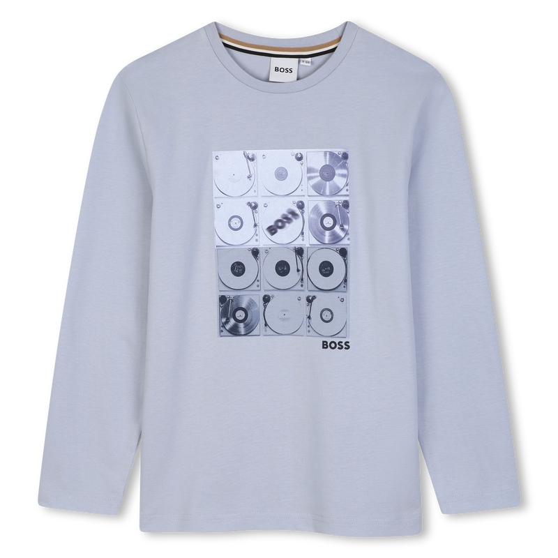 Camiseta de manga larga BOSS 
                        NI&Ntilde;O