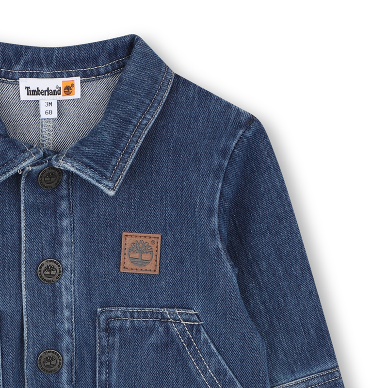 Mono denim de punto el&aacute;stico TIMBERLAND 
                        NI&Ntilde;O